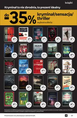 Empik - gazetka promocyjna Tom kultury: książki od czwartku 25.09 do wtorku 14.10 - strona 23