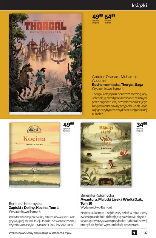 Empik - gazetka promocyjna Tom kultury: książki od czwartku 25.09 do wtorku 14.10 - strona 37