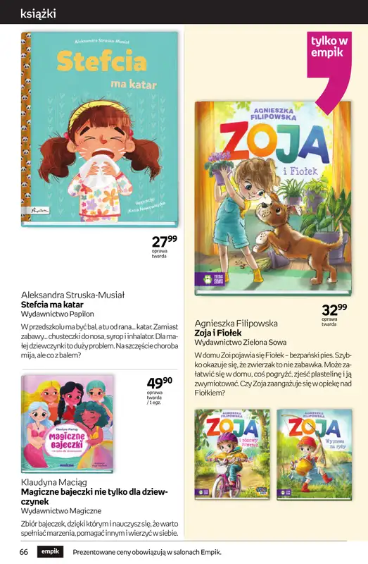 Empik - gazetka promocyjna Tom kultury: książki od czwartku 25.09 do wtorku 14.10 - strona 66