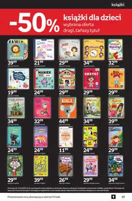 Empik - gazetka promocyjna Tom kultury: książki od czwartku 25.09 do wtorku 14.10 - strona 69