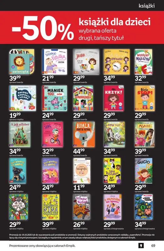 Empik - gazetka promocyjna Tom kultury: książki od czwartku 25.09 do wtorku 14.10 - strona 69