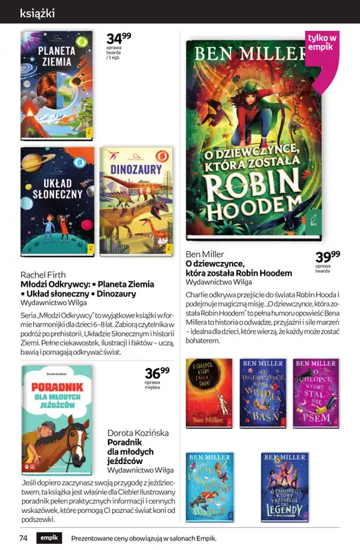 Empik - gazetka promocyjna Tom kultury: książki od czwartku 25.09 do wtorku 14.10 - strona 74