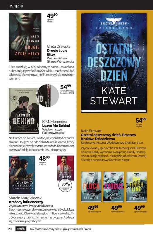 Empik - gazetka promocyjna Tom kultury: książki od czwartku 25.09 do wtorku 14.10 - strona 20