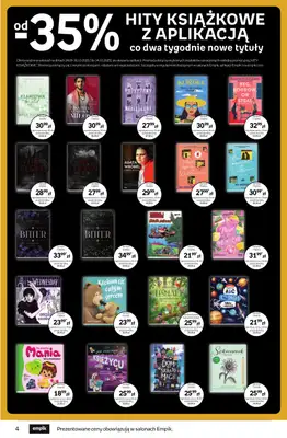 Empik - gazetka promocyjna Tom kultury: książki od czwartku 25.09 do wtorku 14.10 - strona 4