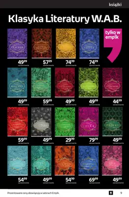 Empik - gazetka promocyjna Tom kultury: książki od czwartku 25.09 do wtorku 14.10 - strona 9