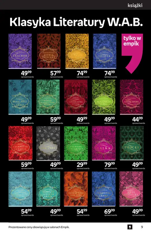 Empik - gazetka promocyjna Tom kultury: książki od czwartku 25.09 do wtorku 14.10 - strona 9