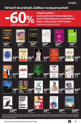 Empik - gazetka promocyjna Tom kultury: książki od czwartku 25.09 do wtorku 14.10 - strona 59