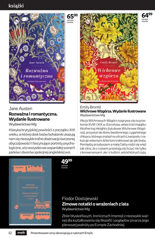 Empik - gazetka promocyjna Tom kultury: książki od czwartku 25.09 do wtorku 14.10 - strona 12