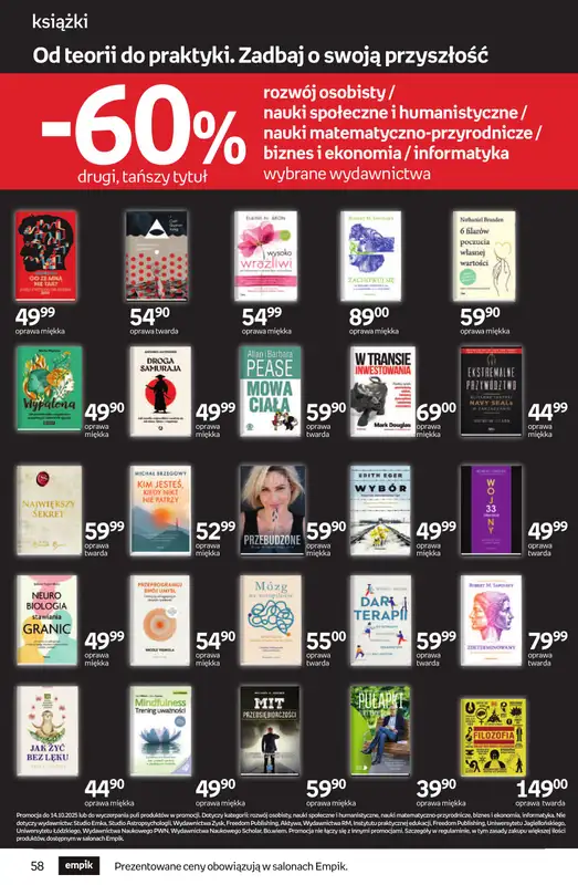 Empik - gazetka promocyjna Tom kultury: książki od czwartku 25.09 do wtorku 14.10 - strona 58
