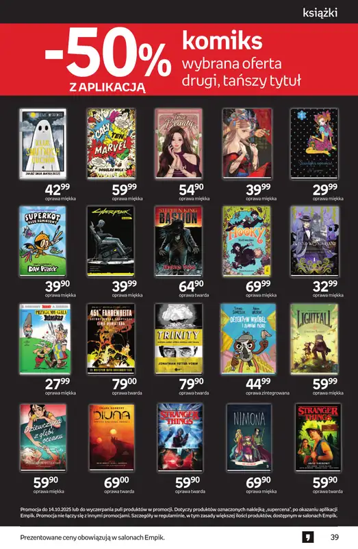 Empik - gazetka promocyjna Tom kultury: książki od czwartku 25.09 do wtorku 14.10 - strona 39