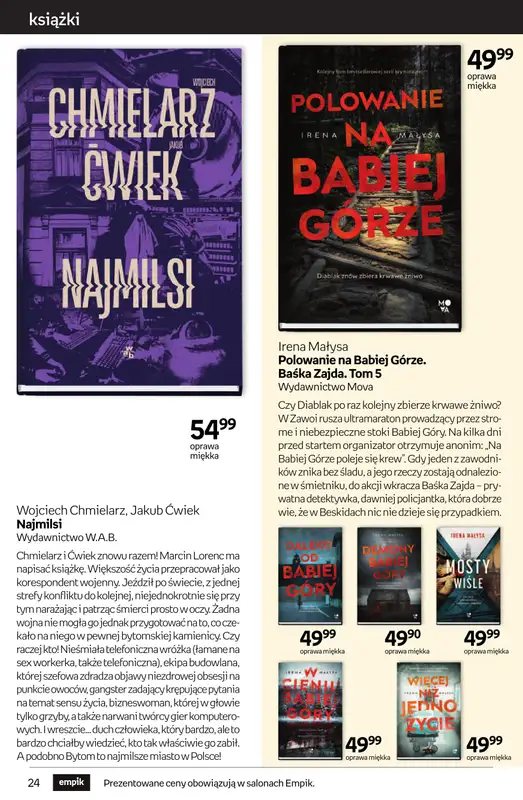 Empik - gazetka promocyjna Tom kultury: książki od czwartku 25.09 do wtorku 14.10 - strona 24