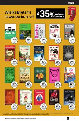 Empik - gazetka promocyjna Tom kultury: książki od czwartku 25.09 do wtorku 14.10 - strona 7