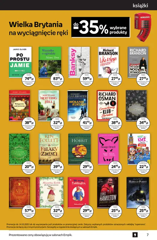 Empik - gazetka promocyjna Tom kultury: książki od czwartku 25.09 do wtorku 14.10 - strona 7