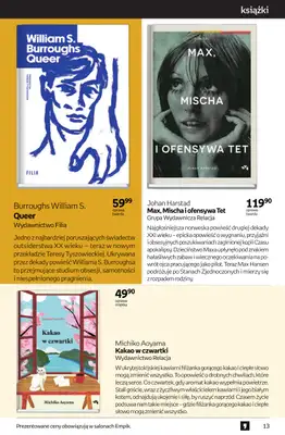 Empik - gazetka promocyjna Tom kultury: książki od czwartku 25.09 do wtorku 14.10 - strona 13