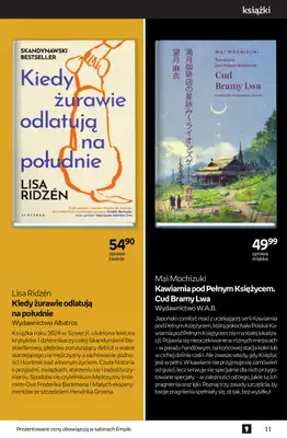 Empik - gazetka promocyjna Tom kultury: książki od czwartku 25.09 do wtorku 14.10 - strona 11