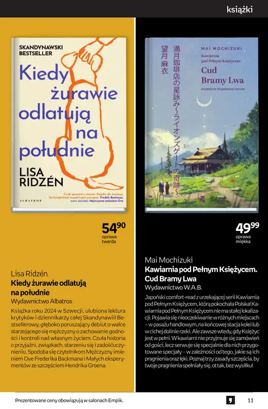 Empik - gazetka promocyjna Tom kultury: książki od czwartku 25.09 do wtorku 14.10 - strona 11