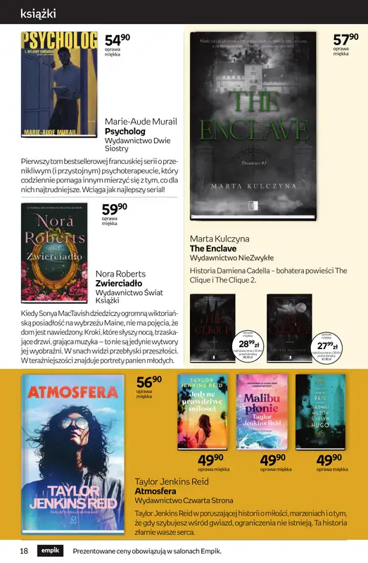 Empik - gazetka promocyjna Tom kultury: książki od czwartku 25.09 do wtorku 14.10 - strona 18