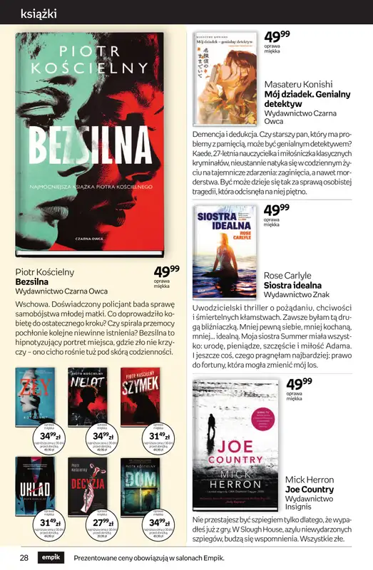 Empik - gazetka promocyjna Tom kultury: książki od czwartku 25.09 do wtorku 14.10 - strona 28