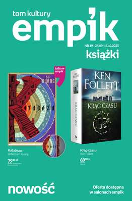 Empik - gazetka promocyjna Tom kultury: książki od czwartku 25.09 do wtorku 14.10