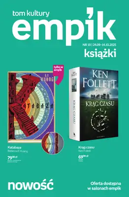 Empik - gazetka promocyjna Tom kultury: książki od czwartku 25.09 do wtorku 14.10
