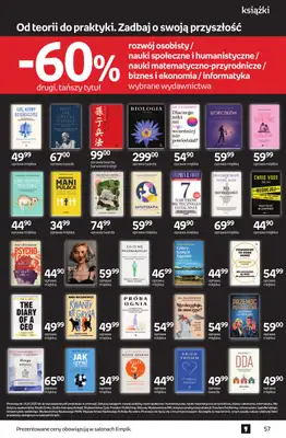 Empik - gazetka promocyjna Tom kultury: książki od czwartku 25.09 do wtorku 14.10 - strona 57