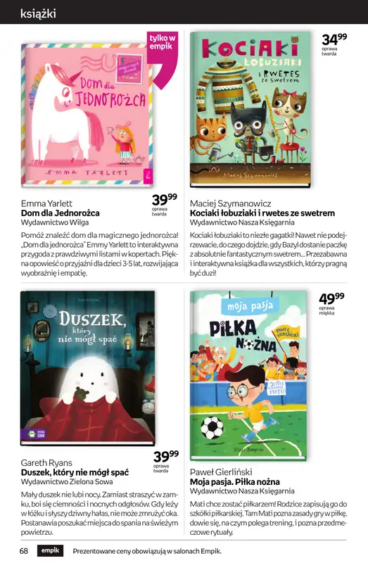 Empik - gazetka promocyjna Tom kultury: książki od czwartku 25.09 do wtorku 14.10 - strona 68