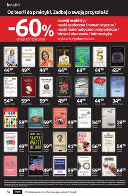 Empik - gazetka promocyjna Tom kultury: książki od czwartku 25.09 do wtorku 14.10 - strona 56