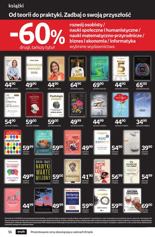 Empik - gazetka promocyjna Tom kultury: książki od czwartku 25.09 do wtorku 14.10 - strona 56