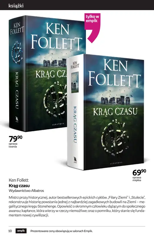 Empik - gazetka promocyjna Tom kultury: książki od czwartku 25.09 do wtorku 14.10 - strona 10