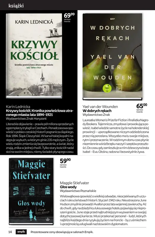 Empik - gazetka promocyjna Tom kultury: książki od czwartku 25.09 do wtorku 14.10 - strona 14