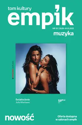 Empik - gazetka promocyjna Tom kultury: muzyka od czwartku 25.09 do wtorku 14.10