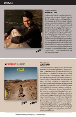 Empik - gazetka promocyjna Tom kultury: muzyka od czwartku 25.09 do wtorku 14.10 - strona 6