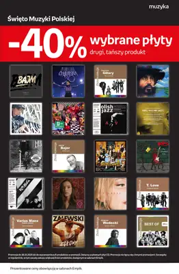 Empik - gazetka promocyjna Tom kultury: muzyka od czwartku 25.09 do wtorku 14.10 - strona 11