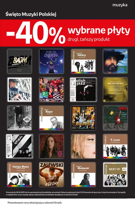 Empik - gazetka promocyjna Tom kultury: muzyka od czwartku 25.09 do wtorku 14.10 - strona 11