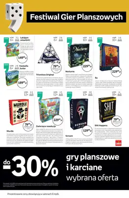 Empik - gazetka promocyjna Festiwal Gier Planszowych od piątku 26.09 do wtorku 14.10 - strona 25