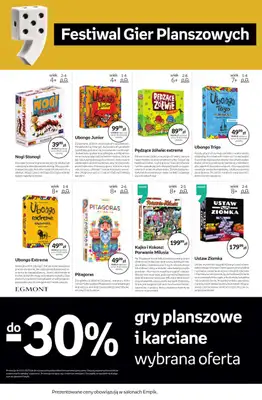 Empik - gazetka promocyjna Festiwal Gier Planszowych od piątku 26.09 do wtorku 14.10 - strona 14