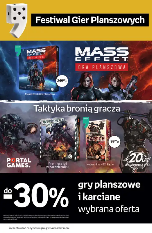 Empik - gazetka promocyjna Festiwal Gier Planszowych od piątku 26.09 do wtorku 14.10 - strona 7