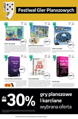 Empik - gazetka promocyjna Festiwal Gier Planszowych od piątku 26.09 do wtorku 14.10 - strona 22