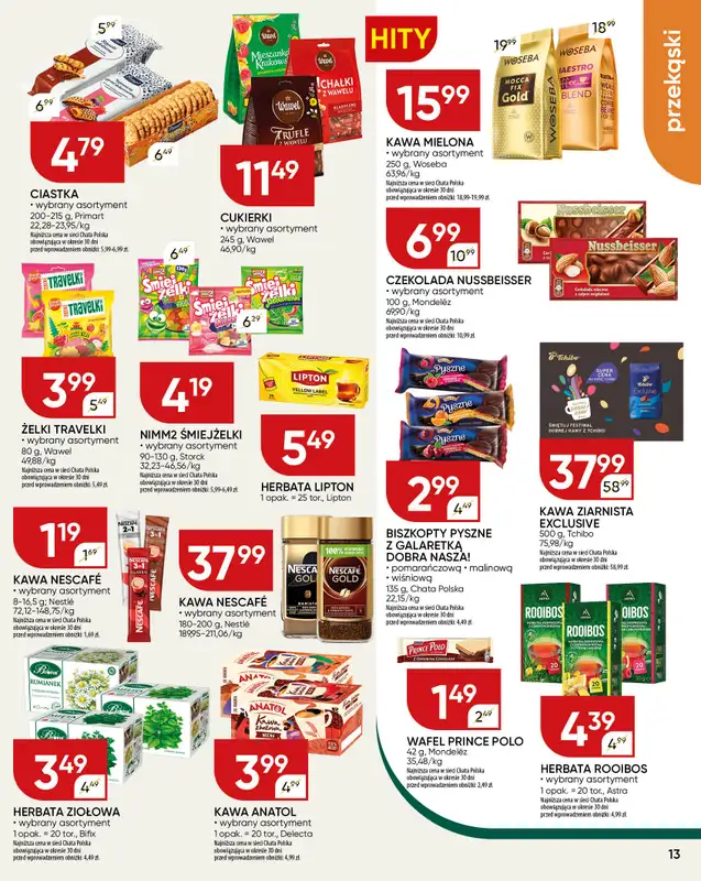 Chata Polska - gazetka promocyjna Gazetka od czwartku 25.09 do niedzieli 05.10 - strona 13