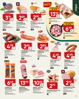 Chata Polska - gazetka promocyjna Gazetka od czwartku 25.09 do niedzieli 05.10 - strona 3