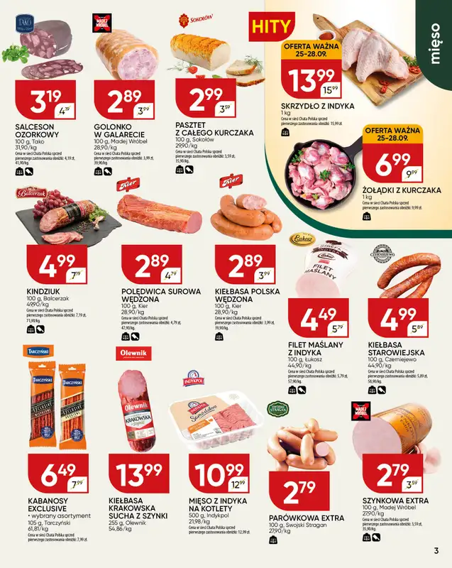 Chata Polska - gazetka promocyjna Gazetka od czwartku 25.09 do niedzieli 05.10 - strona 3