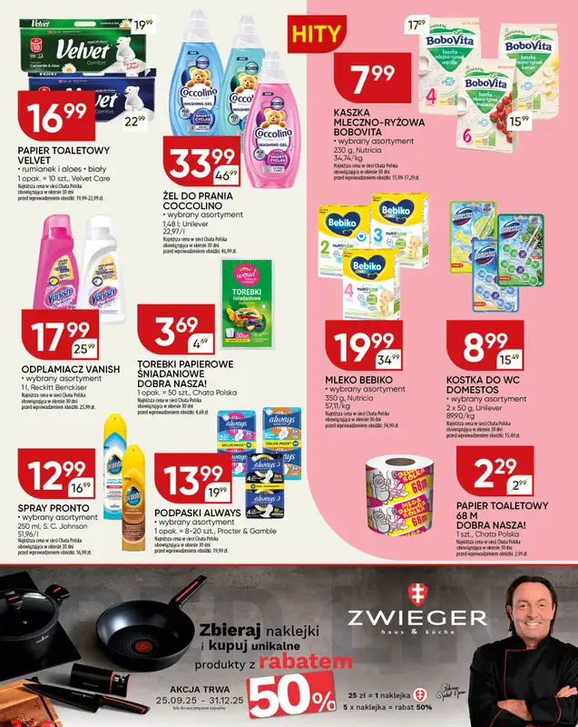 Chata Polska - gazetka promocyjna Gazetka od czwartku 25.09 do niedzieli 05.10 - strona 19