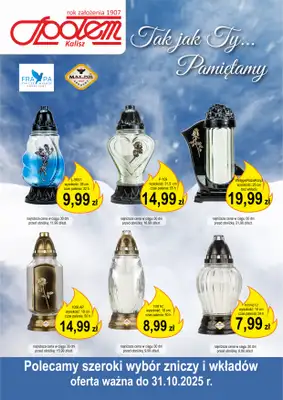 Społem - Blisko i Korzystnie - gazetka promocyjna Plakat promocyjny PSS Kalisz od poniedziałku 06.10 do piątku 31.10