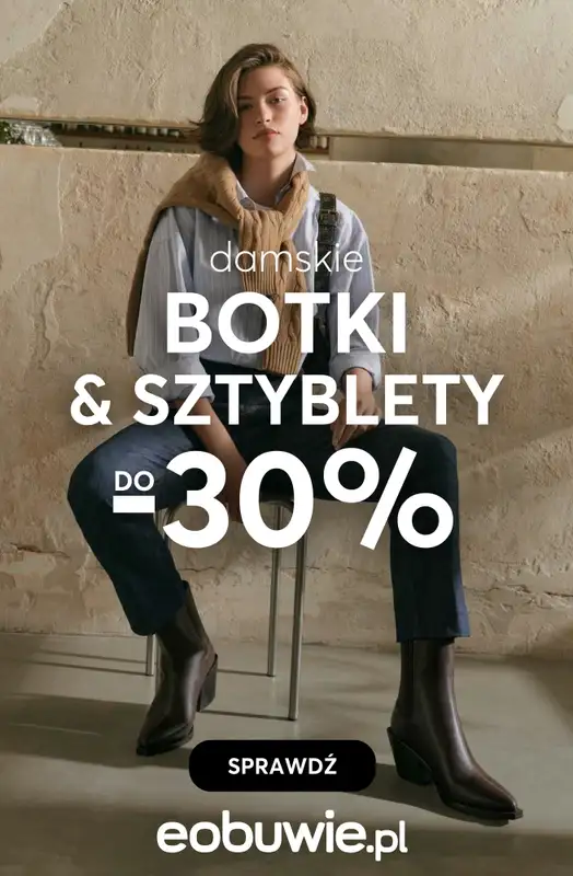 eobuwie.pl - gazetka promocyjna Do -30% na BOTKI i SZTYBLETY damskie od czwartku 25.09 