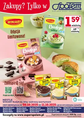 Społem - Blisko i Korzystnie - gazetka promocyjna Plakaty promocyjne PSS Poznań od poniedziałku 06.10 do soboty 11.10