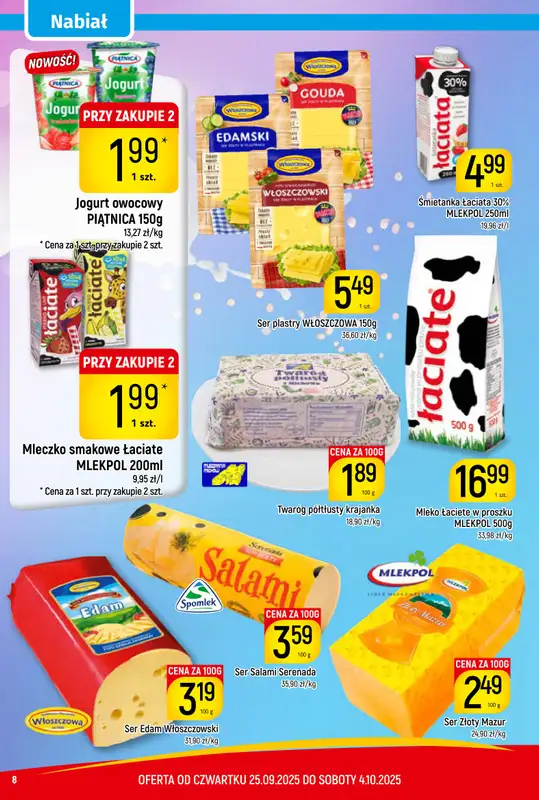 Delikatesy Piotruś Pan - gazetka promocyjna Gazetka od czwartku 25.09 do soboty 04.10 - strona 8