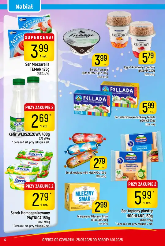 Delikatesy Piotruś Pan - gazetka promocyjna Gazetka od czwartku 25.09 do soboty 04.10 - strona 10