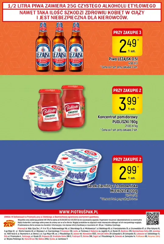 Delikatesy Piotruś Pan - gazetka promocyjna Gazetka od czwartku 25.09 do soboty 04.10 - strona 28