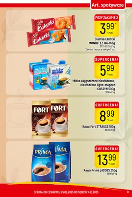 Delikatesy Piotruś Pan - gazetka promocyjna Gazetka od czwartku 25.09 do soboty 04.10 - strona 21