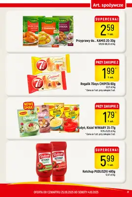 Delikatesy Piotruś Pan - gazetka promocyjna Gazetka od czwartku 25.09 do soboty 04.10 - strona 17